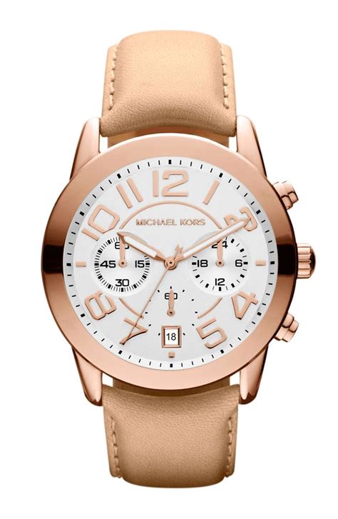 michael kors chronograph leather strap watch 41mm|Michael Kors Watch band extender.